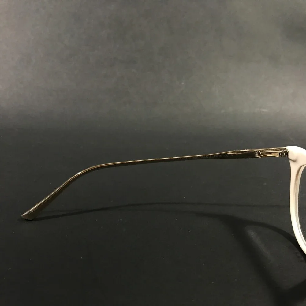 MO Eyewear Eyeglasses Frames MO MOVE 394A B Gold Ivory Round Cat Eye 49-19-140